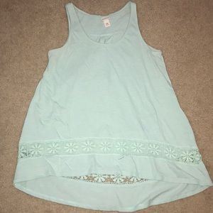 Mint green tank, Mossimo